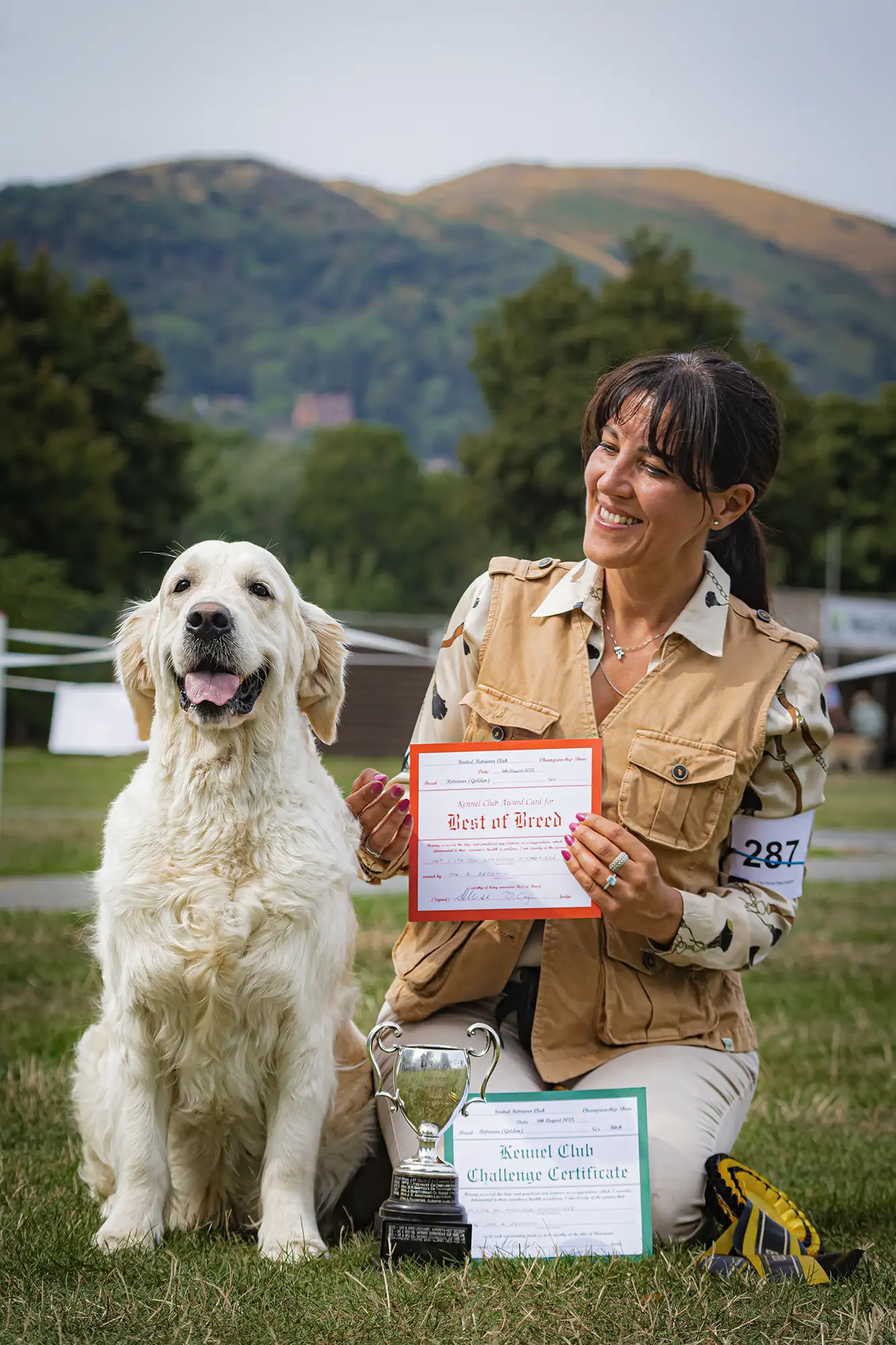 LinwoodGoldenRetrievers_News-Risultati-UnitedRetrieverClubShow-01 Annabelle trionfa al United Retriever Club Show 2025